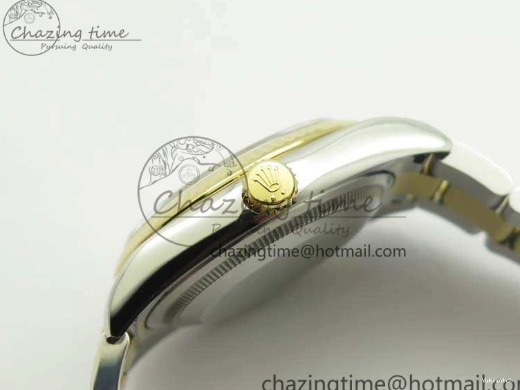 Oyster Fluted V2 Datejust 116234 Bracelet On 1:1 Best DJF 36mm Edition Black YG SS SA3135 Dial Com 0101